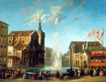 unknow artist European city landscape, street landsacpe, construction, frontstore, building and architecture. 152 china oil painting image